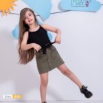 طقم مينى كيدا اسود جيب