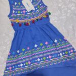 Lc فستان ازرق كت