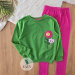 ميمو خريفى اخضر ف فوشيا وردة