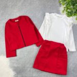 كيدز براند شتوى احمر