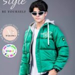 جاكيت راشدان بامب اخضر