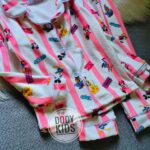 بيجامة روز ميكى مقلم