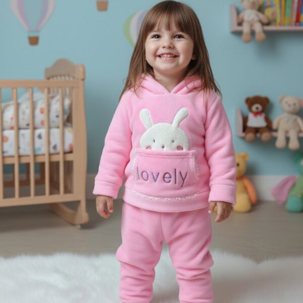 روز بولار بينك بنطلون سادة