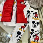 زينو 3قطع ميكى ابيض ف احمر