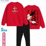 butterfly مليتون من 2ل6 ميكى بناتى احمر