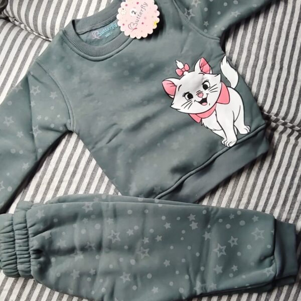 butterfly مليتون كيتى رمادى مخضر