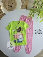 b2am محير بناتى عروسة اخضر ف بينك يونى كورن