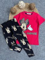 ميمو صيفى بنطلون ميكى احمر